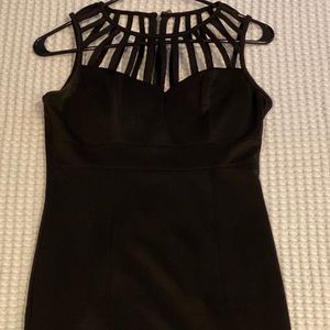 Woman’s worn1x sexy mini black dress